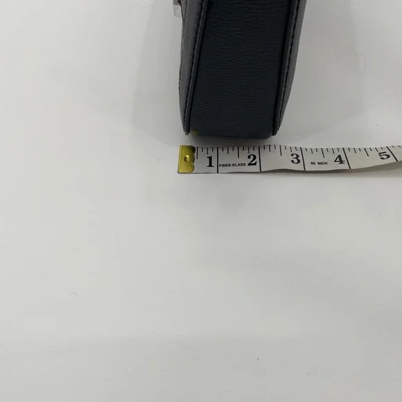 NWT Karl Lagerfeld Paris Black Leather Shoulder Bag MSRP $228 Style LH4HR3 Y2K - Picture 6 of 13